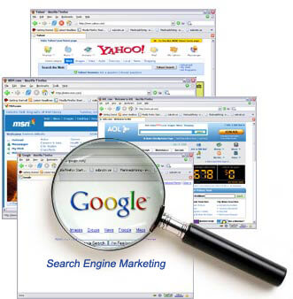 picture of online search engine webpages